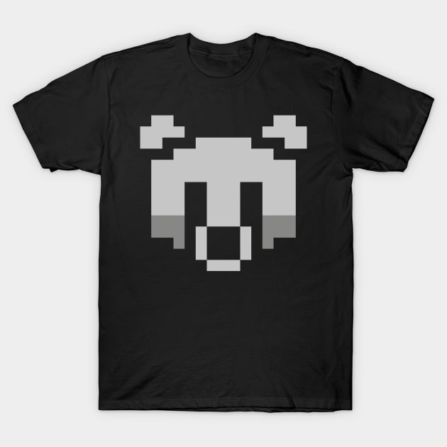 Pixel Bear Head T-Shirt by w-things